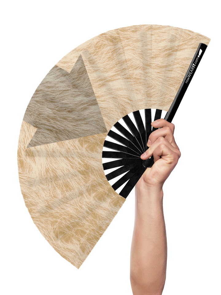 Boobies Hand Fan Foldable Bamboo Circuit Rave Hand Fans Slang Words Ex