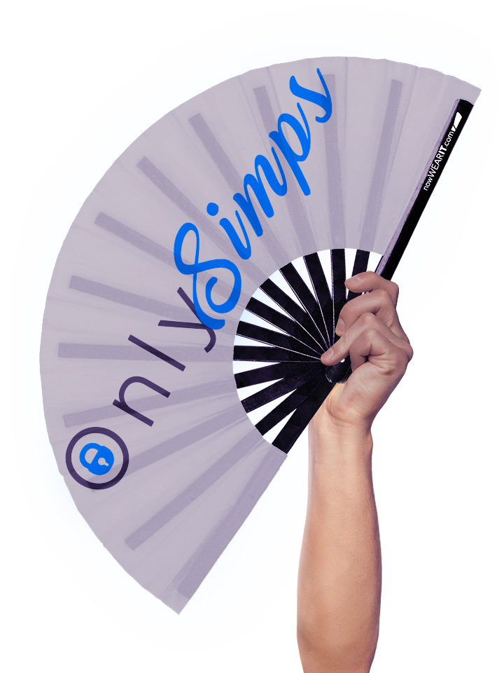 Boobies Hand Fan Foldable Bamboo Circuit Rave Hand Fans Slang Words Ex